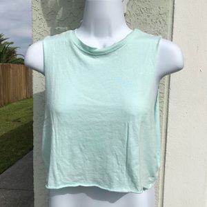 💥 H&M Mint Green Crop Top